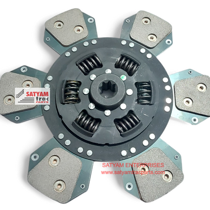 CLUTCH PLATE SWARAJ / SONALIKA 12 INCH 6 FAN  8 TEETH  STY 8273