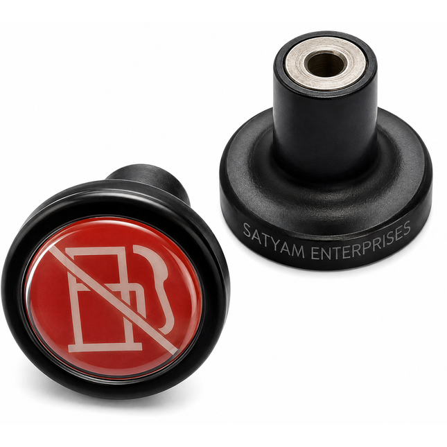 PULL TO STOP KNOB TAFE BLACK STY 3048