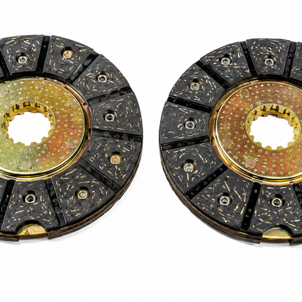 BRAKE DISC WITH LINING MAHINDRA NA, BLACK FACING STY 7506C