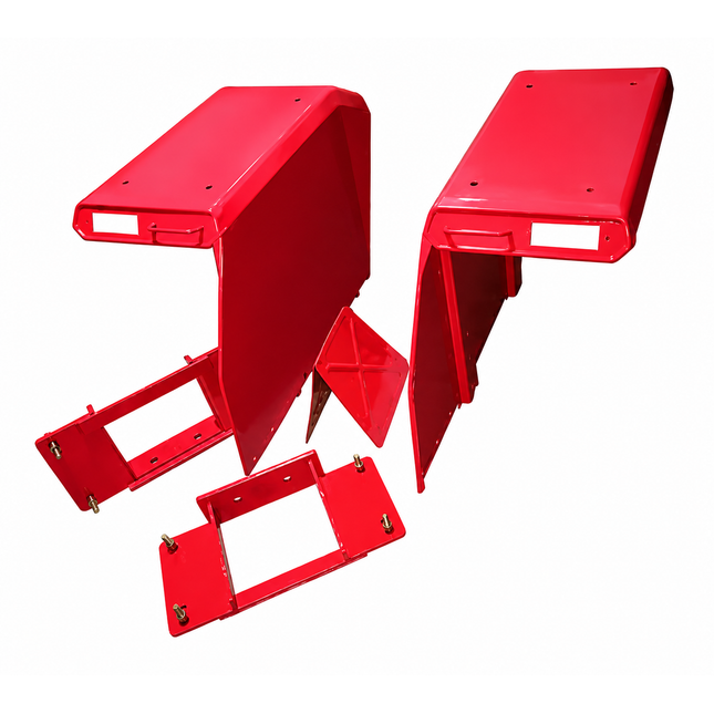 HEAVY MUD GUARD - FLAT O.E. TYPE MF 1035 DI WITH BASE, PATTI SET & BASE BOLTS & NUT STY 4011