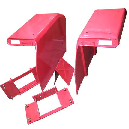 HEAVY MUD GUARD - FLAT O.E. TYPE MF 1035 DI WITH BASE, PATTI SET & BASE BOLTS & NUT STY 4011