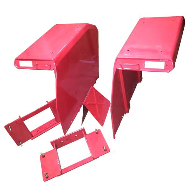 HEAVY MUD GUARD - FLAT O.E. TYPE MF 1035 DI WITH BASE, PATTI SET & BASE BOLTS & NUT STY 4011