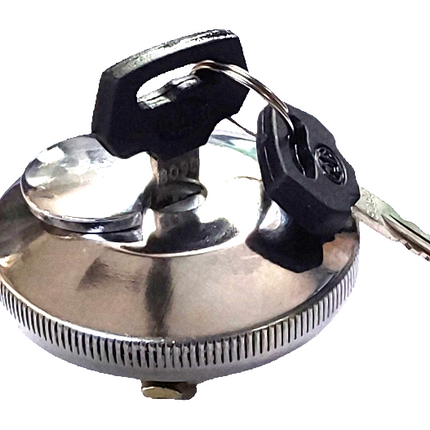 DIESEL TANK CAP TAFE WITH KEY (2 COMPUTERISED KEY IN BRASS) STY 27591