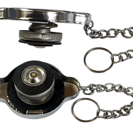 RADIATOR CAP SMALL DIA WITH CHAIN STY 4891