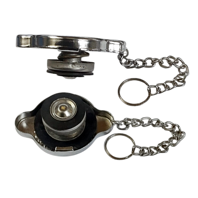 RADIATOR CAP SMALL DIA WITH CHAIN STY 4891