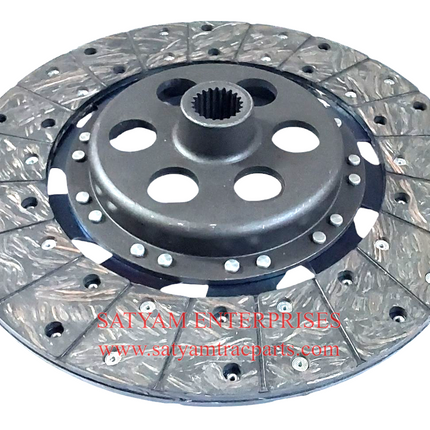BLACK CLUTCH PLATE GAJRAJ 11MM THICK (12 INCHES & 21 SPLINES) STY 8261