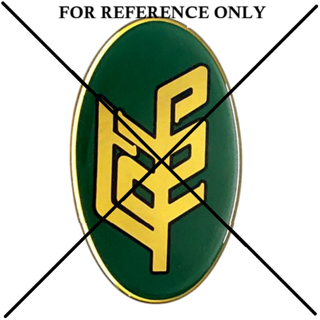 EMBLEM MONOGRAM TAFE FRONT GRILL STY 27654