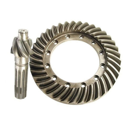 CROWN WHEEL & PINION MF 245 LONG PINION HELICAUL CUT 12" (6 X 37 TEETH) STY 1753