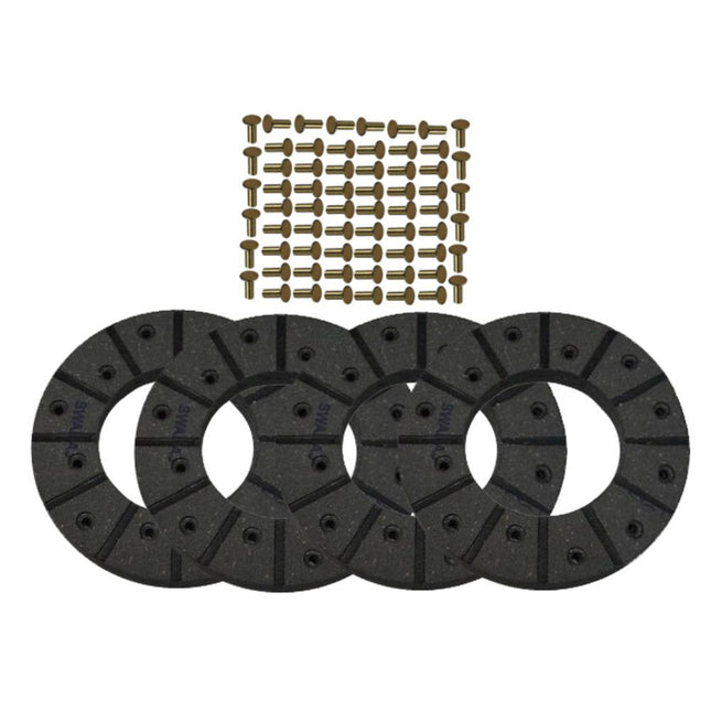 BRAKE LINING WITH RIVITS SWARAJ 855 (BL) STY 7509