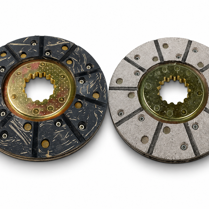 BRAKE DISC WITH LINING SONALIKA 20 HOLE BLACK & WHITE STY 7514B