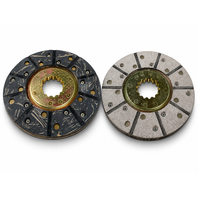 BRAKE DISC WITH LINING SONALIKA 20 HOLE BLACK & WHITE STY 7514B