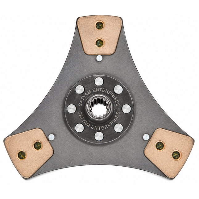 PTO PLATE GREEN TRACTOR  3 FAN 11 INCH STY 8311