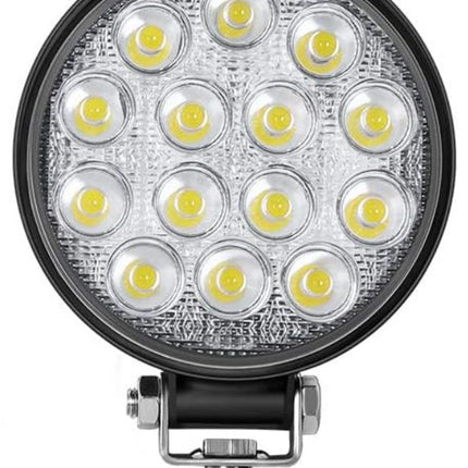 14 LED ROUND LIGHT METAL HEAVY BODY 12-24V COMMON LED-222